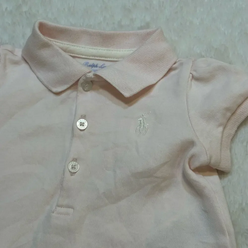 Ralph Lauren Pink Polo Dress sz 3 m